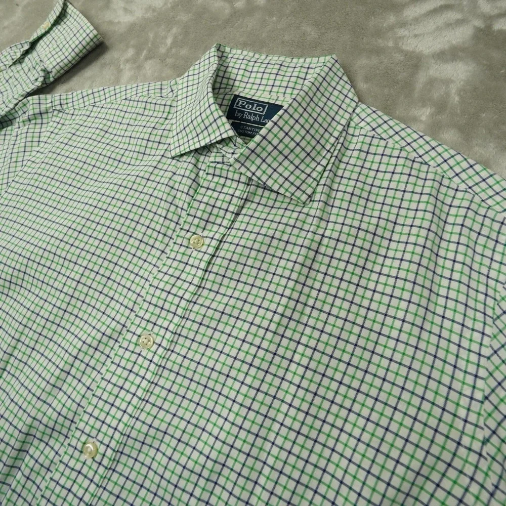 Polo Ralph Lauren Stanton Custom Fit‎ Button Up Shirt Men's Large Preppy